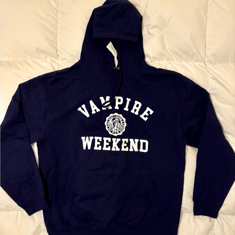 Vampire Weekend Collegiate Navy Hoodie